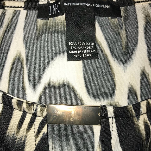 INC Print Dress - Picture 6 of 7